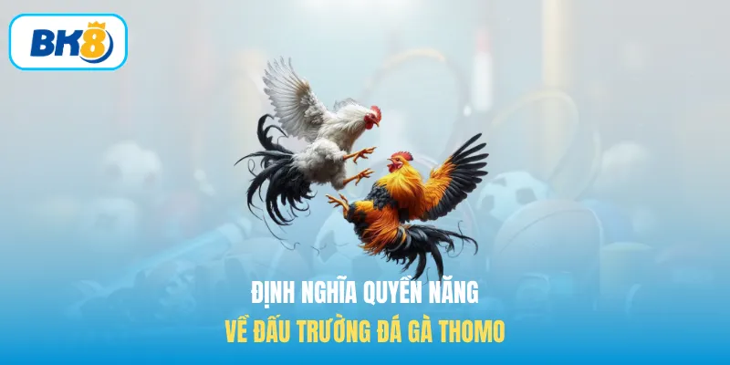 Định nghĩa quyền năng về đấu trường Đá gà Thomo